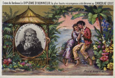Jacques Henri Bernardin de Saint Pierre, French writer and botanist by French School