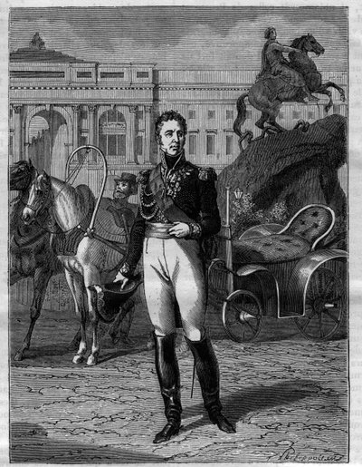 Portrait of Jacques Law, Marquis de Lauriston, Marshal of France (1768-1828) - in 