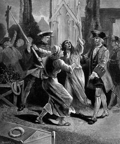 Jansenism: The Convulsionaries Hunts from the Cemetery Saint Medard under Louis XV by French School