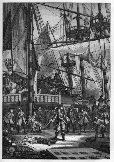 Jean Bart kills the Dutch captain of the 