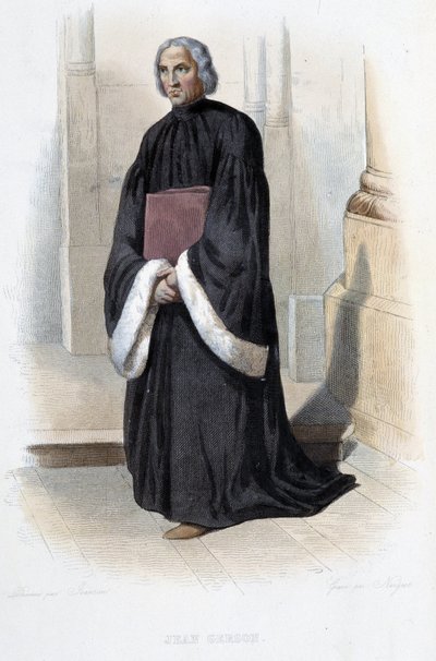 Jean de Gerson, French preacher and theologian (1363-1429) - in 