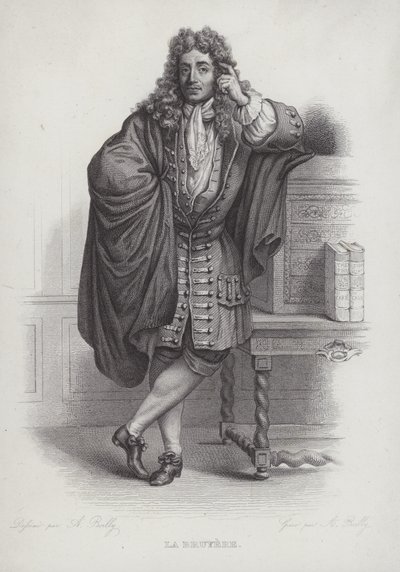 Jean de La Bruyere, French philosopher, moralist and author by French School