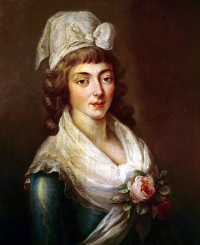 Jeanne Marie Manon Philippon at the Time of French Revolution by French School