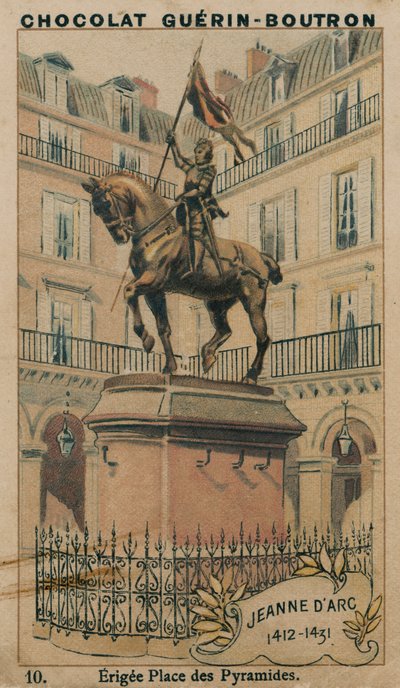 Joan of Arc, 1412-1431, Erected Place des Pyramides by French School