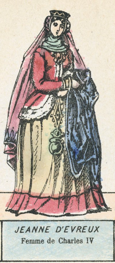 Jeanne of Evreux, Wife of Charles IV by French School