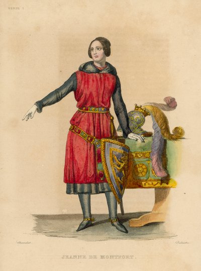 Jeanne de Montfort by French School