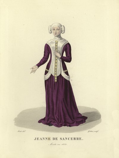 Jeanne de Sancerre by French School
