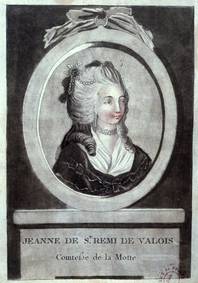 Jeanne de Valois-Saint-Remy, Countess de La Motte, c.1786 by French School