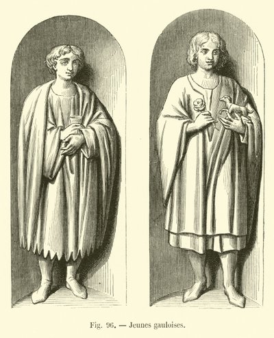 Young Gaulish Women by French School