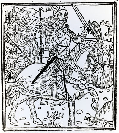 Joan of Arc, from La Mer des Histoires, 1491 by French School