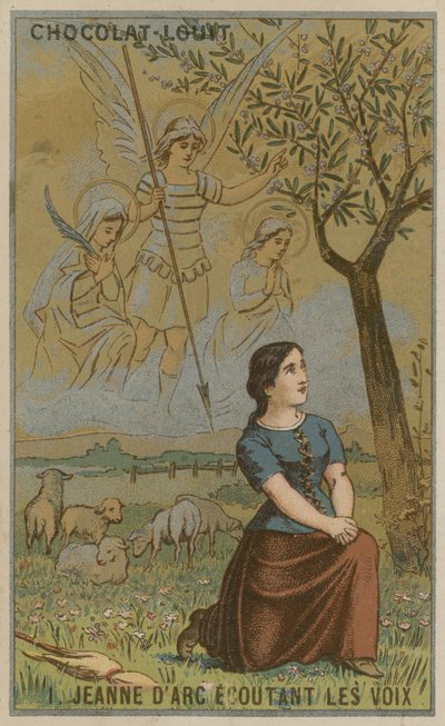 Joan of Arc Listening to Voices by French School
