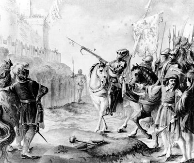 Joan of Arc Orders the English to Leave France, 1789 by French School