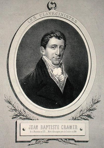 Johann Baptist Cramer engraved by Alfred Lemoine by French School