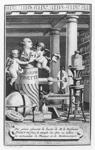 Joseph Pinetti, illustration from Amusements physiques by L.S. Thiery by French School