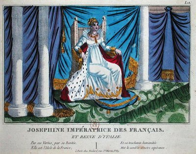 Josephine Empress of the French and Queen of Italy by French School