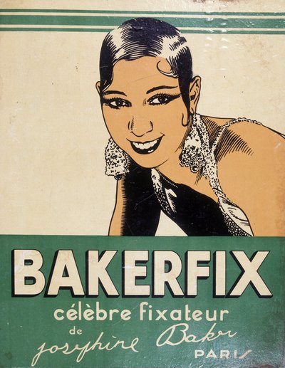 Josephine Baker - advertising for Bakerfix: Josephine Baker
