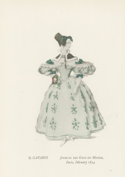 Journal des Gens du Monde, Paris, February 1834 by French School