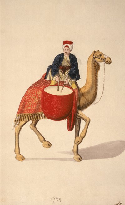 Kettle Drummer, Ottoman period, 1789 by French School