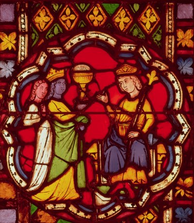 King Solomon and the Queen of Sheba, c.1270 by French School