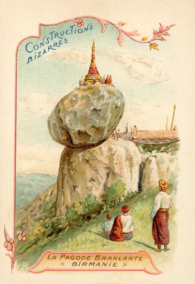 Kyaiktiyo Pagoda, Burma by French School