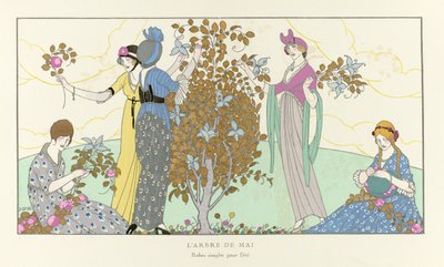 The May Tree. Simple Dresses for Summer from La Gazette du Bon Ton, pub. 1914 by French School