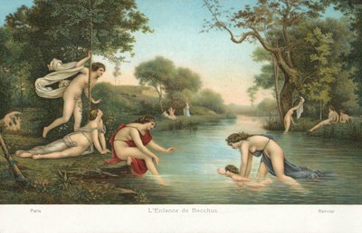 The Childhood of Bacchus by French School