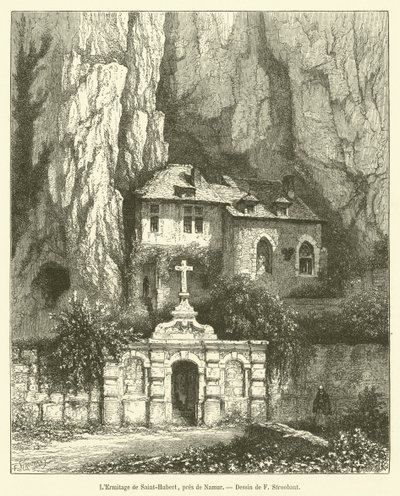 The Hermitage of Saint-Hubert, near Namur by French School