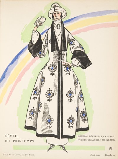 The Awakening of Spring, from a Collection of Fashion Plates by French School