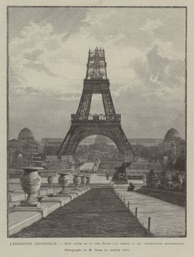 The Universal Exposition, Current State of the Eiffel Tower by French School