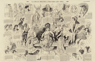 The Beautiful Helen Through the Ages by French School