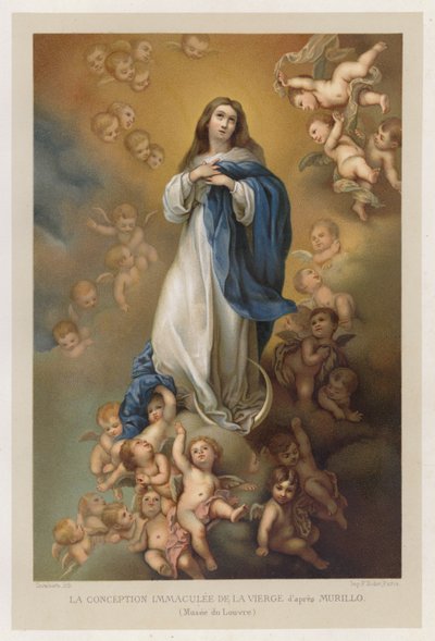 The Immaculate Conception of the Virgin after Murillo, Louvre Museum by French School