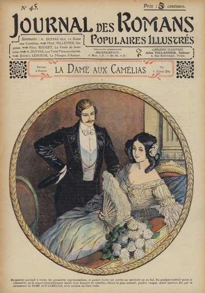 The Lady of the Camellias by Alexandre Dumas fils by French School