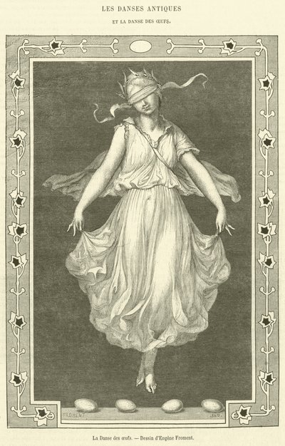 The Dance of Eggs (engraving) by French School