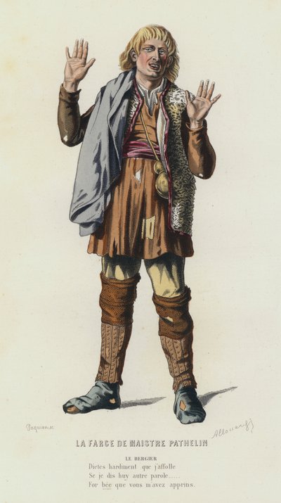 The Farce of Master Pathelin by French School