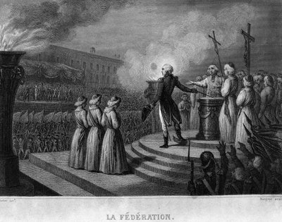 The Federation (14 July 1790), Anniversary of the Taking of the Bastille: Oath to the Constitution by French School
