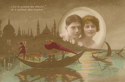 The Gondola of Love by French School
