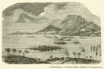 Guadeloupe, Pointe-a-Pitre, capital of Grande-Terre, partially destroyed by the earthquake of February 8, 1843 by French School