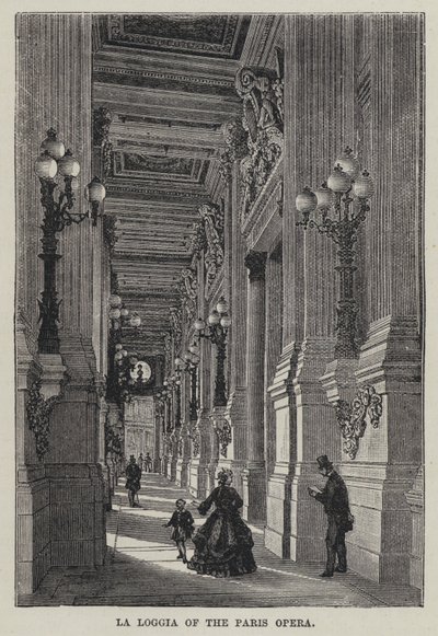 La Loggia of the Paris Opera by French School