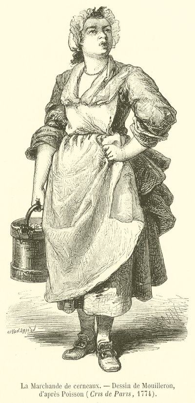 The Walnut Seller by French School