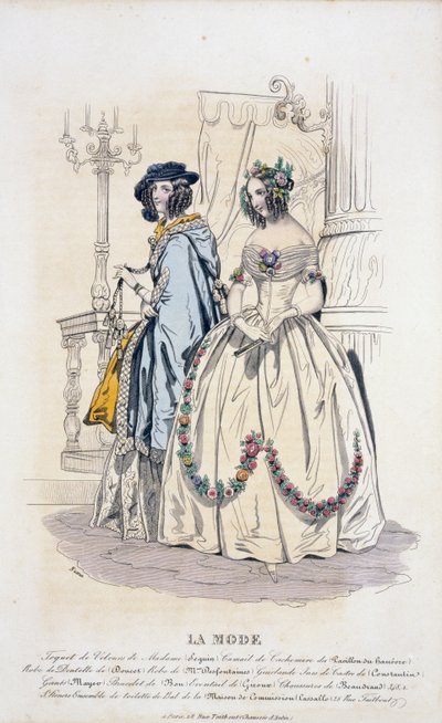 La Mode: Advertisement for 19th Century Women