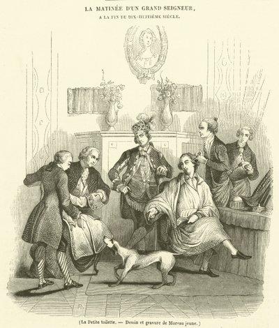The Little Toilet (engraving) by French School