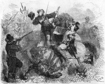 La Renaudie, a Gentleman of Limousin, Fighting for Religious Freedom, Killed on 16 March 1559 During a Battle. In 