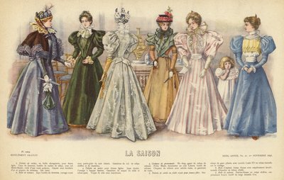 The Season Fashions by French School