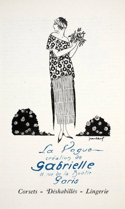 La Vogue creation de Gabrielle by French School