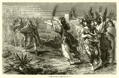The Daughter of Jephthah by French School