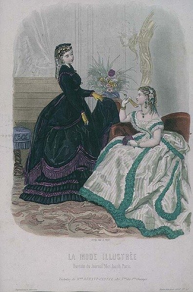 Ladies dresses from Madame Breant-Castel from the 