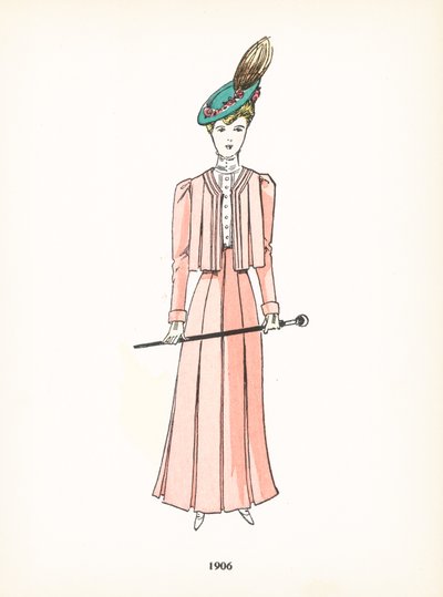 Ladies fashion, 1906 by French School