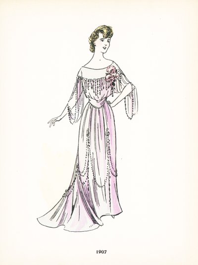 Ladies fashion, 1907 by French School