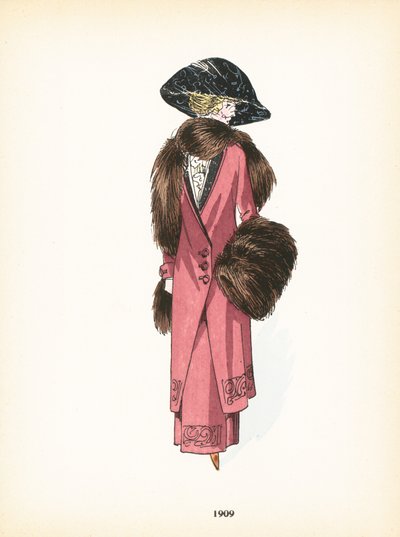 Ladies fashion, 1909 by French School