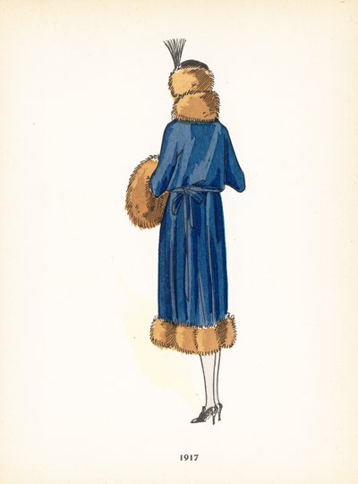Ladies fashion, 1917 by French School